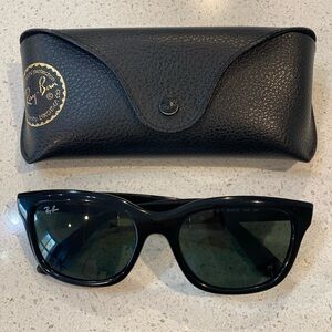 Ray-Ban RB4159 Black/Smoke Sunglasses with Case